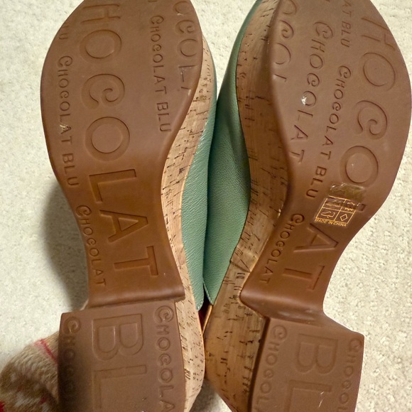 Sundance Catalog platform leather clogs like new - Picture 8 of 14